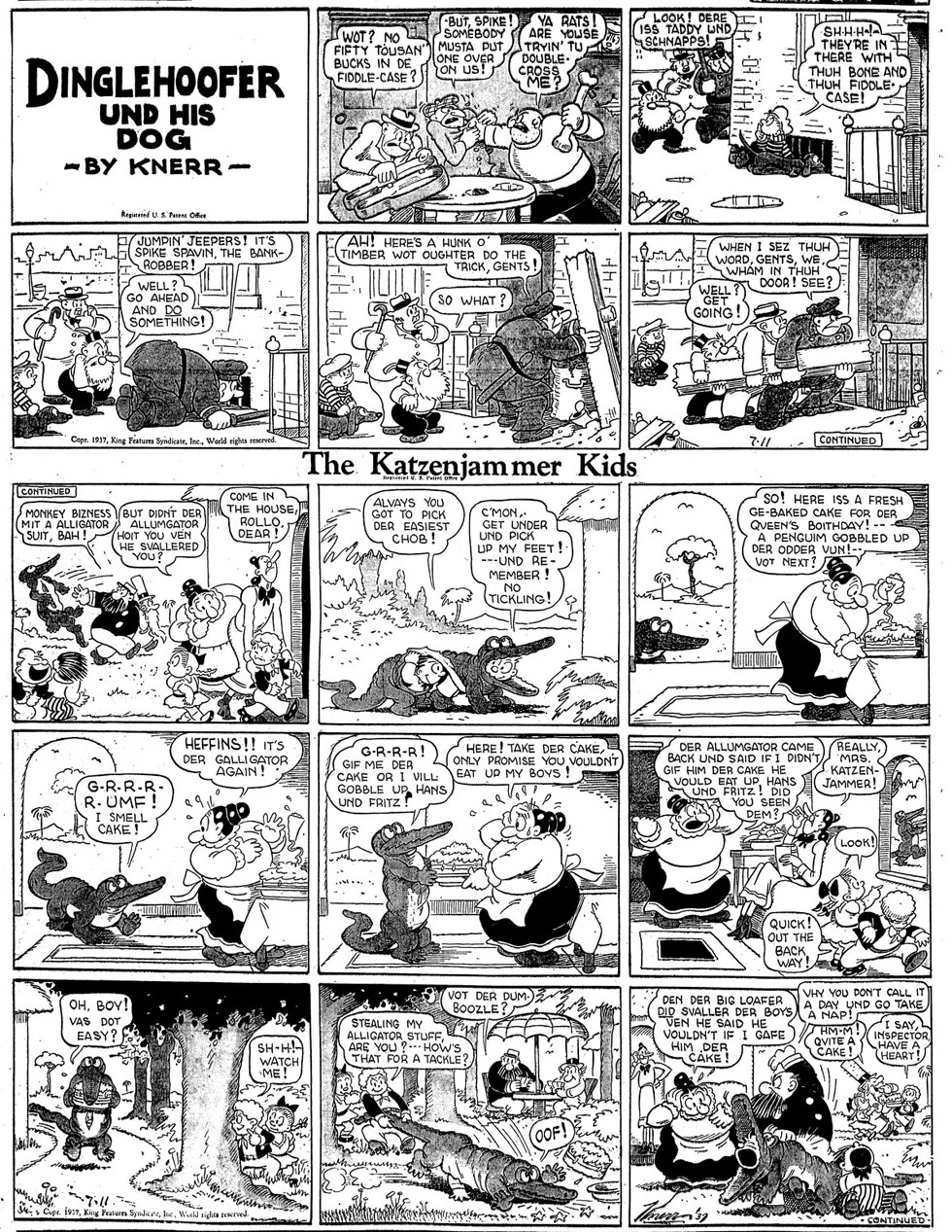VO de la planche du 11/07/1937