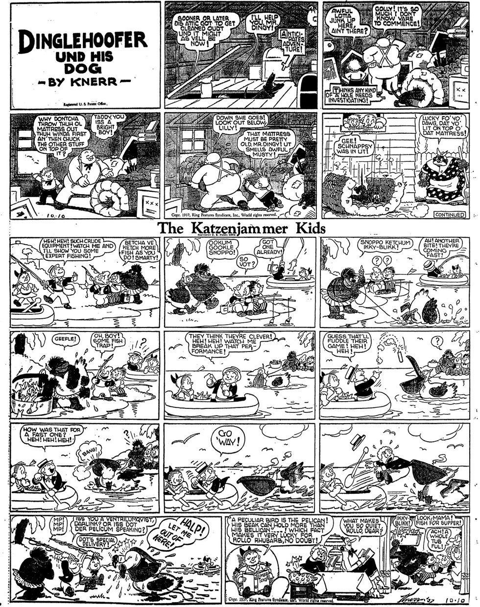 VO de la planche du 10/10/1937