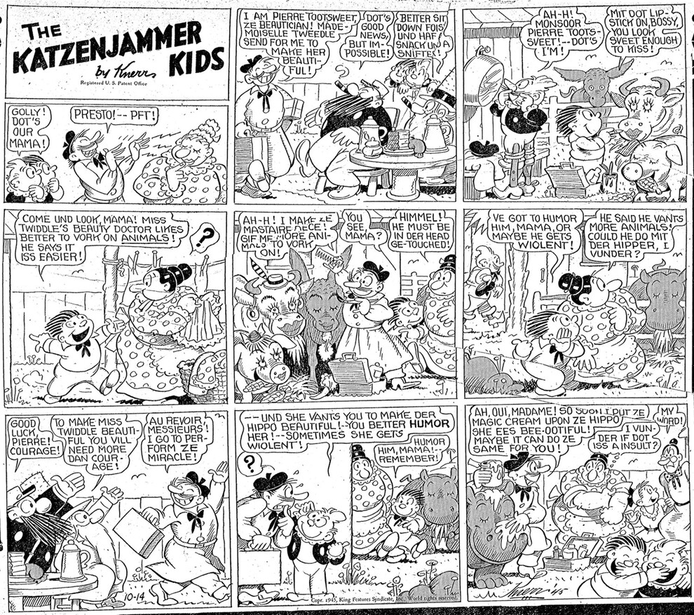 VO de la planche du 14/10/1945