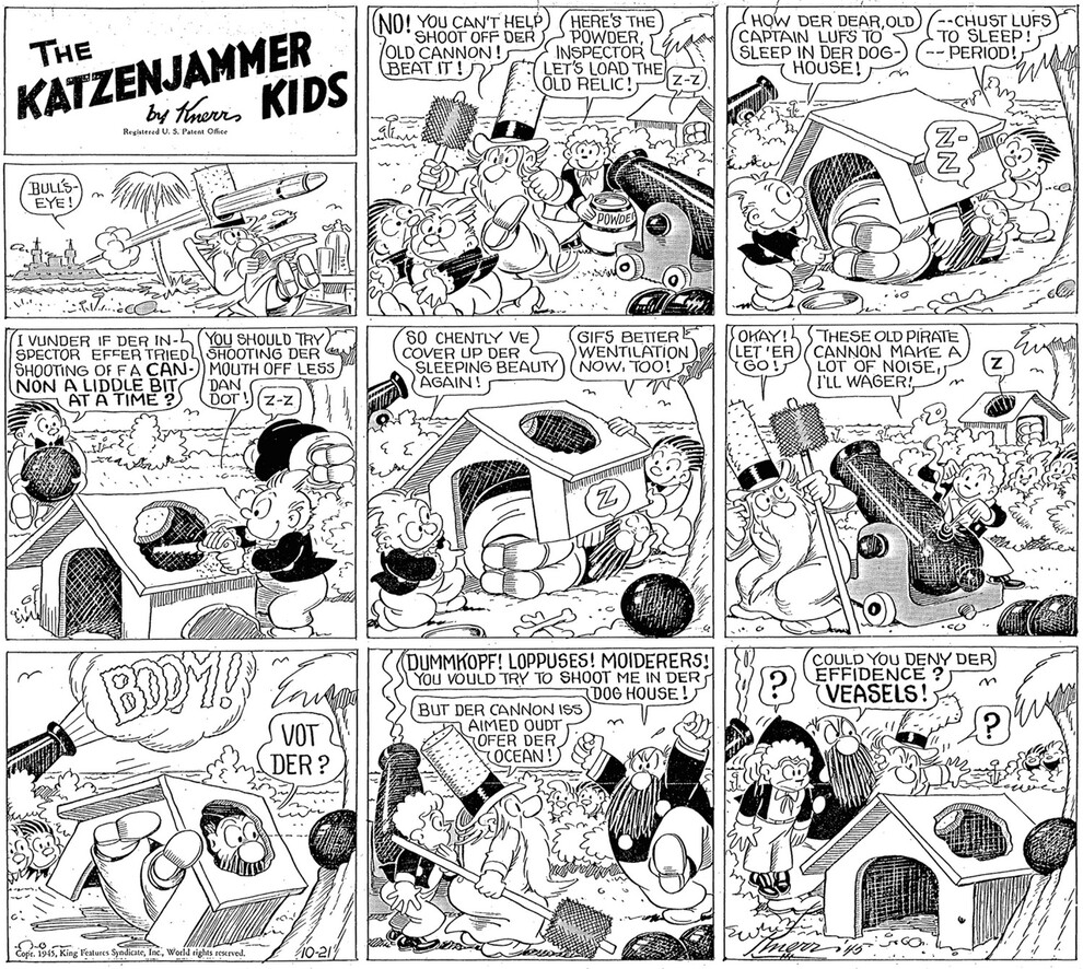 VO de la planche du 21/10/1945