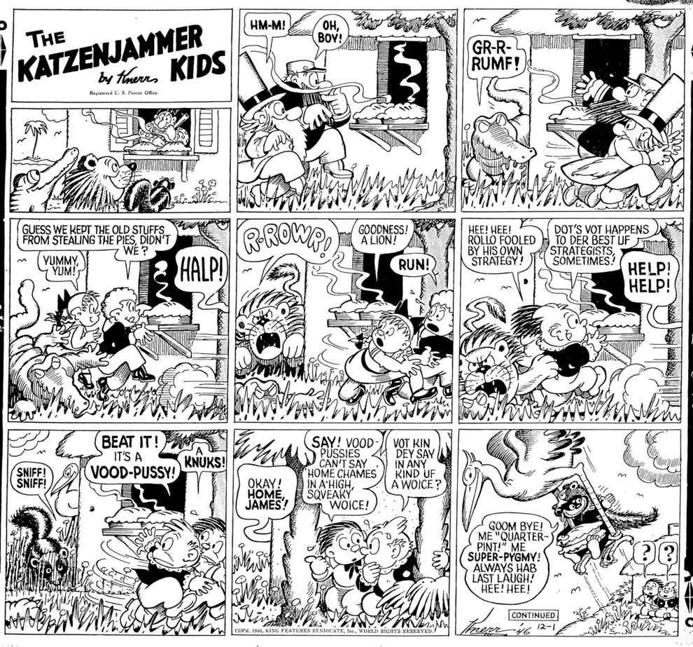 VO de la planche du 01/12/1946