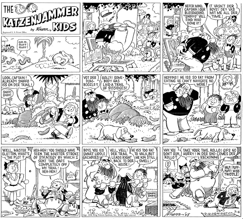 VO de la planche du 04/07/1948