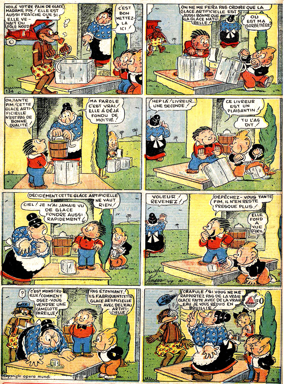 VF de la planche du 03/04/1949