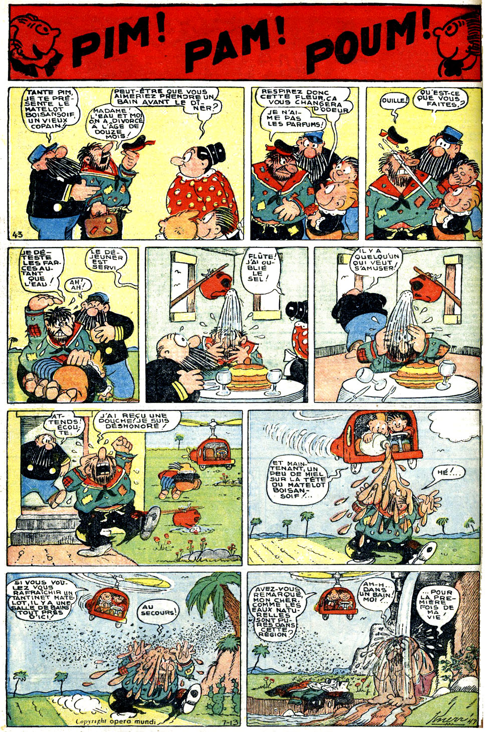 VF de la planche du 13/07/1947