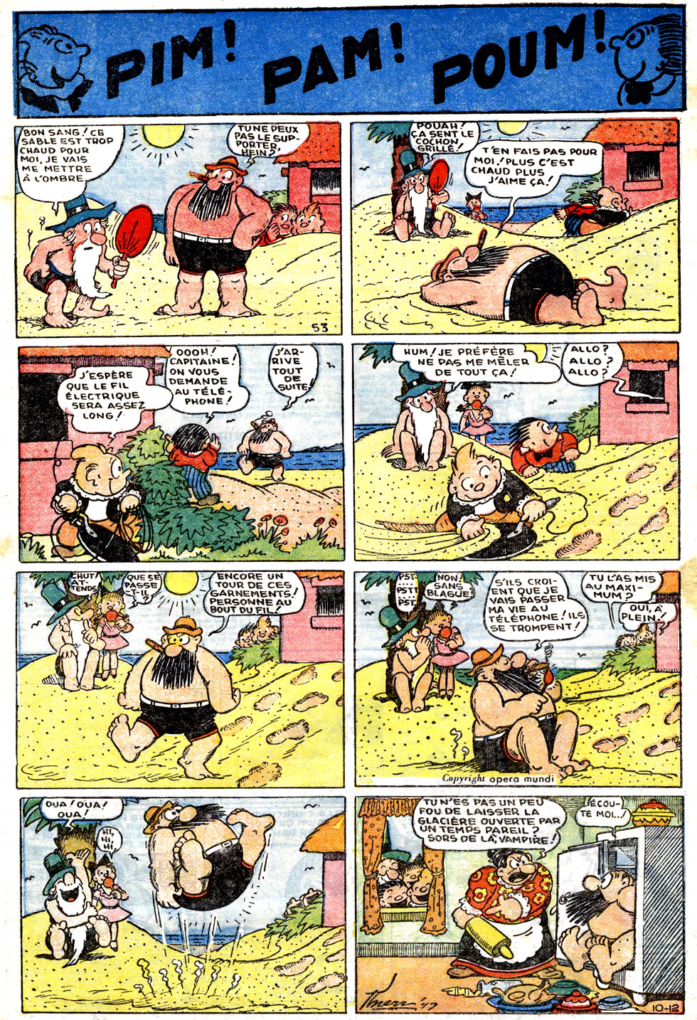 VF de la planche du 12/10/1947