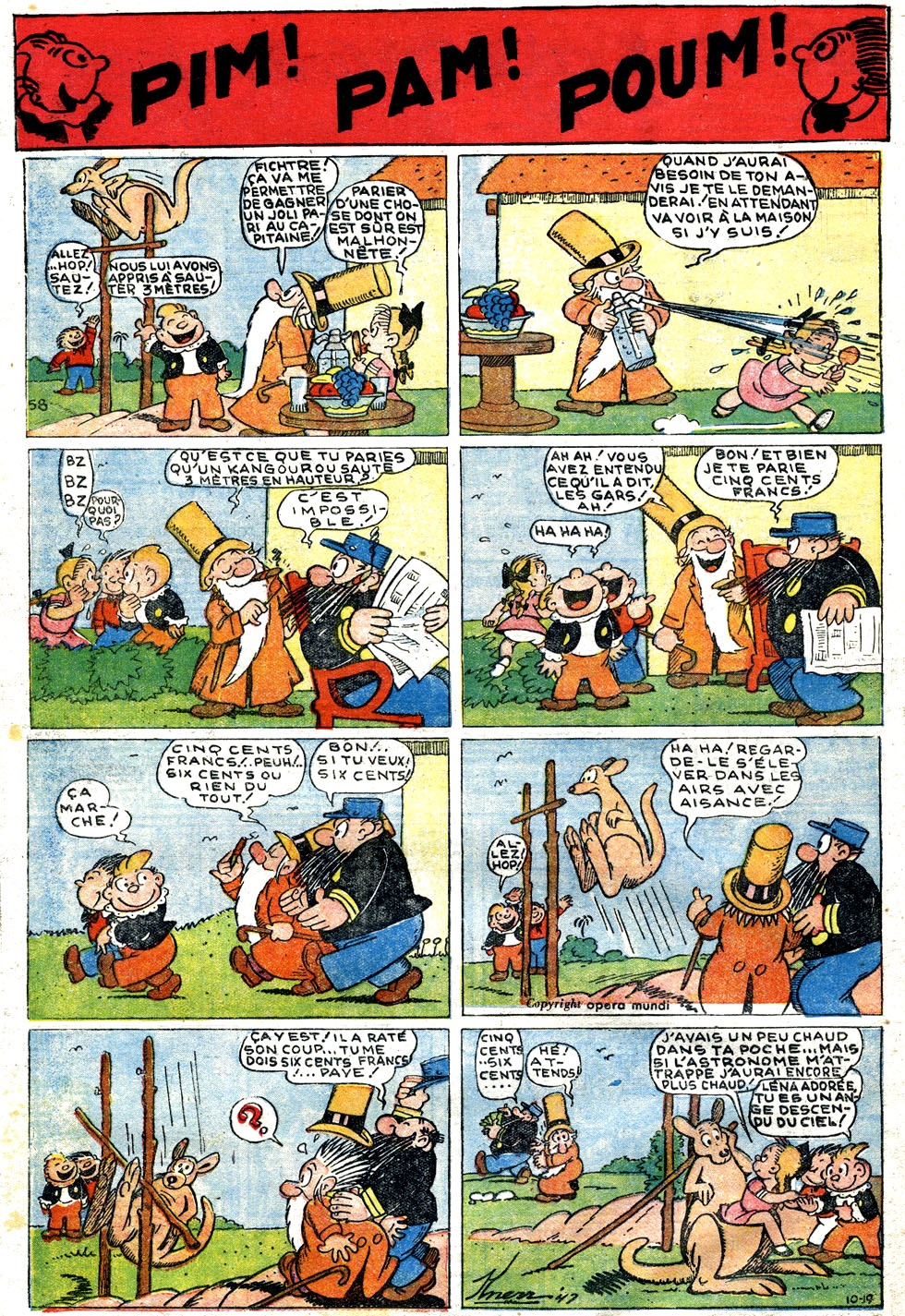 VF de la planche du 19/10/1947