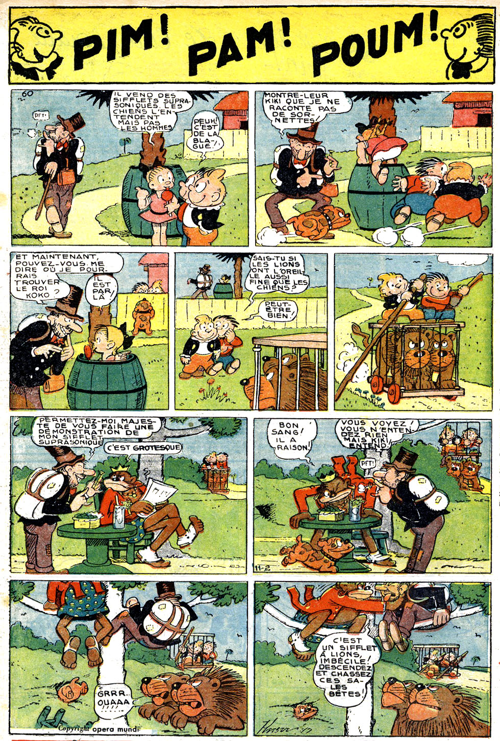 VF de la planche du 02/11/1947