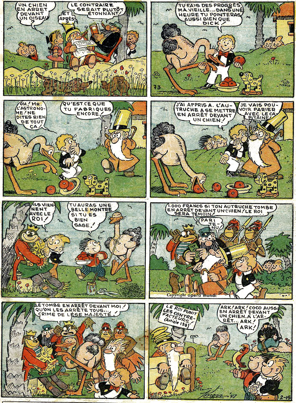 VF de la planche du 15/02/1948
