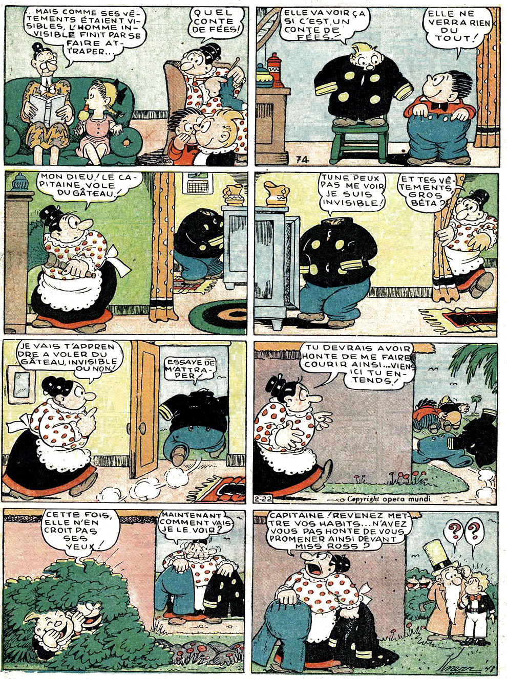 VF de la planche du 22/02/1948