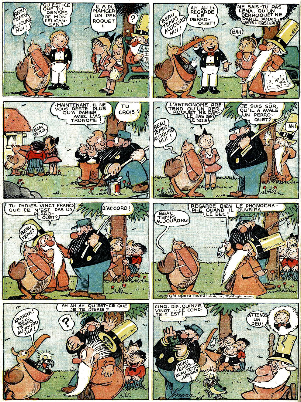 VF de la planche du 18/04/1948