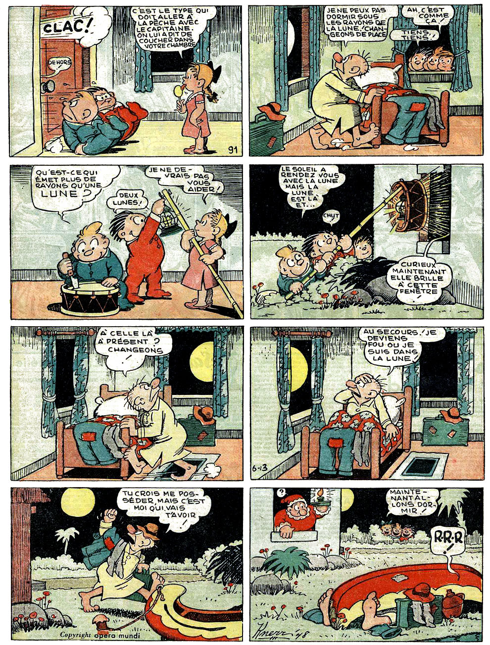 VF de la planche du 13/06/1948