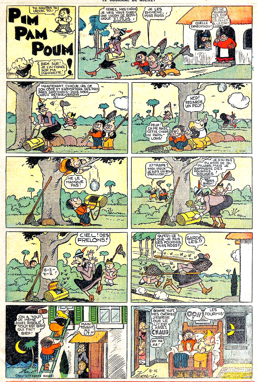 VF de la planche du 16/08/1936