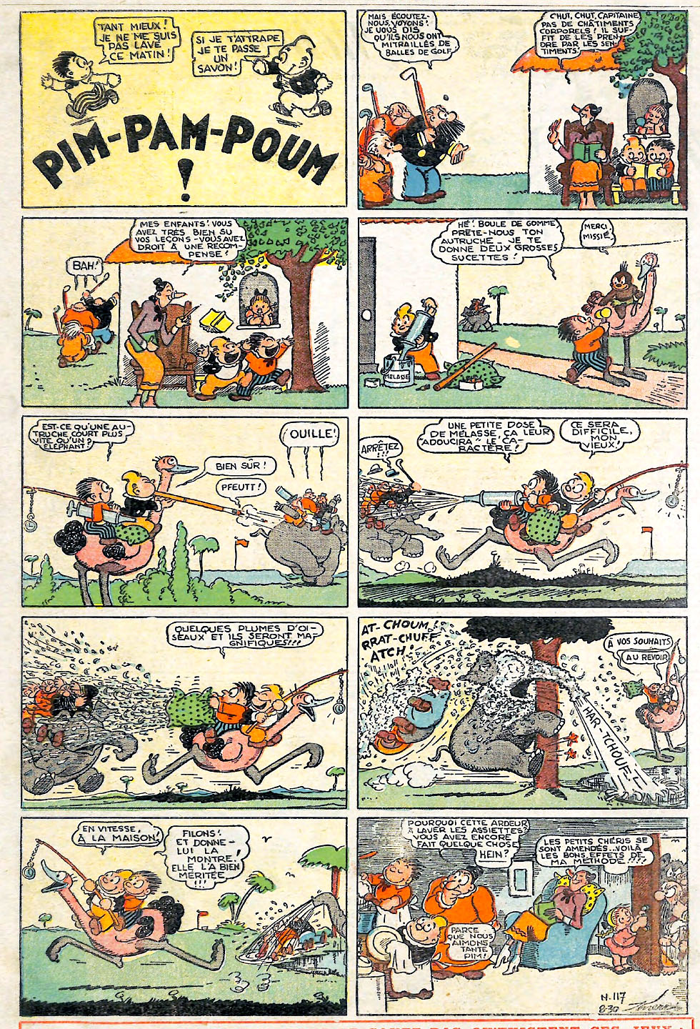 VF de la planche du 30/08/1936