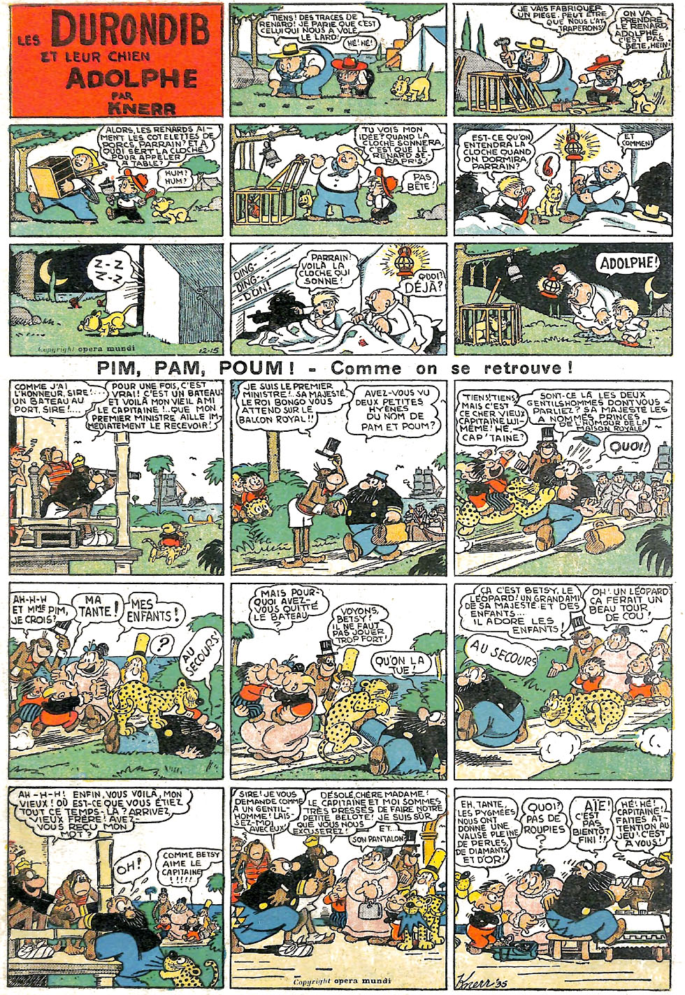 VF de la planche du 15/12/1935