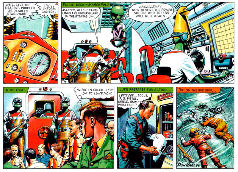 Don Harley - Dan Dare dans Spaceship Away