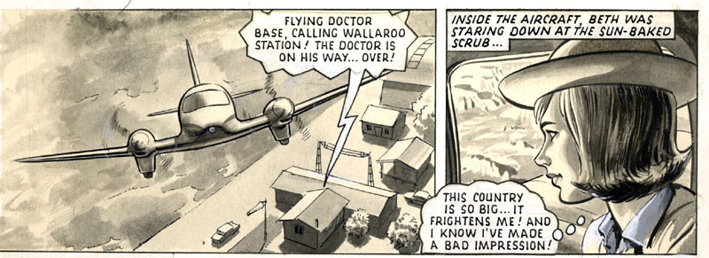 Don Harley Beth Lawson Flying Nurse dans Princess en 1963