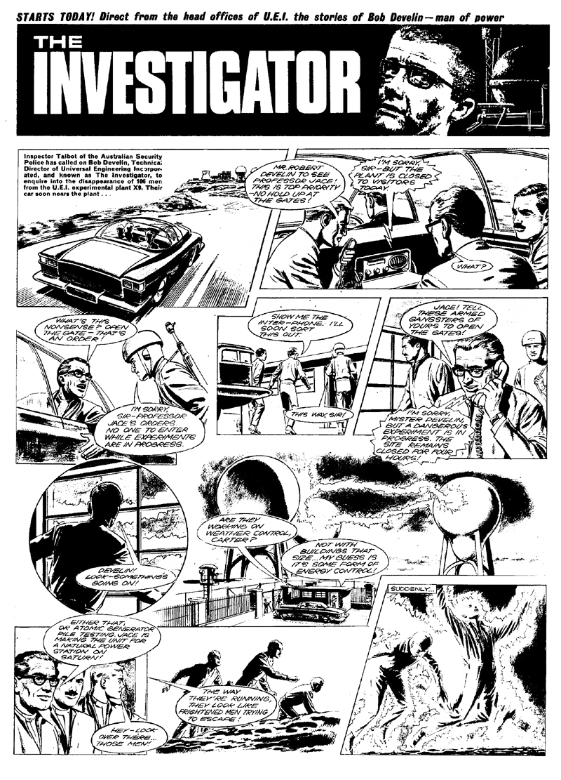 Don Harley The Investigator dans TV CENTURY 74 18-06-1966 21