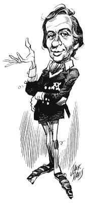 Frank Jacobs vu par Jack Davis Frank Jacobs vu par Jack Davis