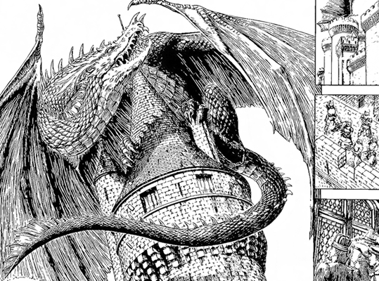 Kentaro Mirua The art of Berserk