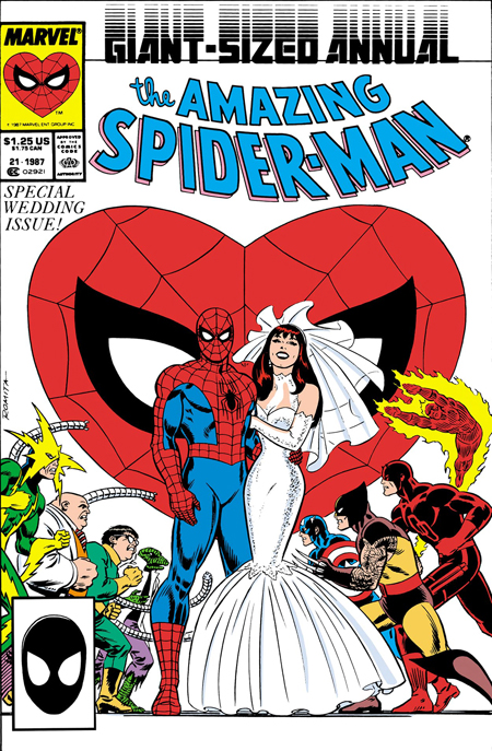Le mariage de Spidey et Mary Jane -1987