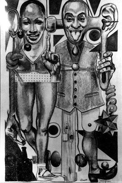 la chanteuse Sade Adu et le dessinateur Topor