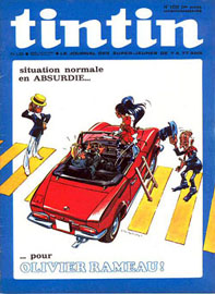 Couverture du numéro 1233 en France et du numéro 24/72 en Belgique
