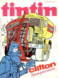 Couverture de Nouveau Tintin 148 en France et du numéro 28/78 en Belgique
