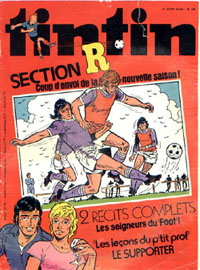 Couverture de Nouveau Tintin 152 en France et du numéro 32/78 en Belgique
