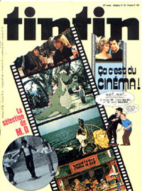 Couverture de Nouveau Tintin 160 en France et du numéro 40/78 en Belgique
