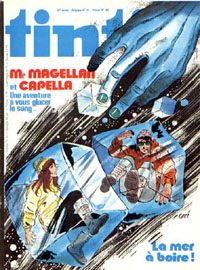 Couverture de Nouveau Tintin 163 en France et du numéro 43/78 en Belgique
