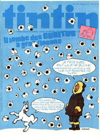 Couverture de Nouveau Tintin 171 en France et du numéro 51/78 en Belgique
