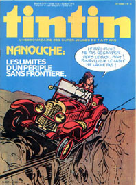 Couverture de Nouveau Tintin 246 en France et du numro 22/80 en Belgique
