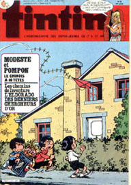 Couverture de Nouveau Tintin 514 en France et du numéro 29/85 en Belgique
