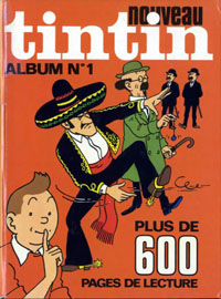 Couverture du recueil nouveau Tintin 1