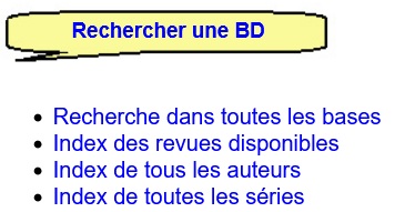 Rechercher une BD