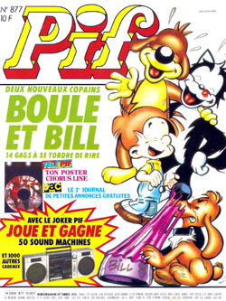 07/01/1986 : PIF & HERCULE TARAO RIGOLUS & TRISTUS PIF GADGET N°876 BE 